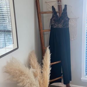 FRANCESCA’S | Black | Lace JumpSuit | M